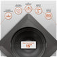 Product packaging with features listed and a max cutout size indicator.