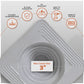 #1 Roofjack Square EPDM Pipe Flashing Boot for Metal Roof, White