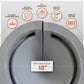 #3 Roofjack Round Retrofit EPDM Pipe Flashing Boot for Metal Roof, Gray
