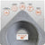 Gray Metal roof boot with flexible aluminum base with features listed on a white background