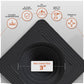#1 Square EPDM Metal Roof Pipe Boot w/Install Kit, Black