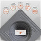 #1 Roofjack Square EPDM Pipe Flashing Boot for Metal Roof, Gray