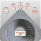 metal roof boot with flexible aluminum base with installation features on a gray background