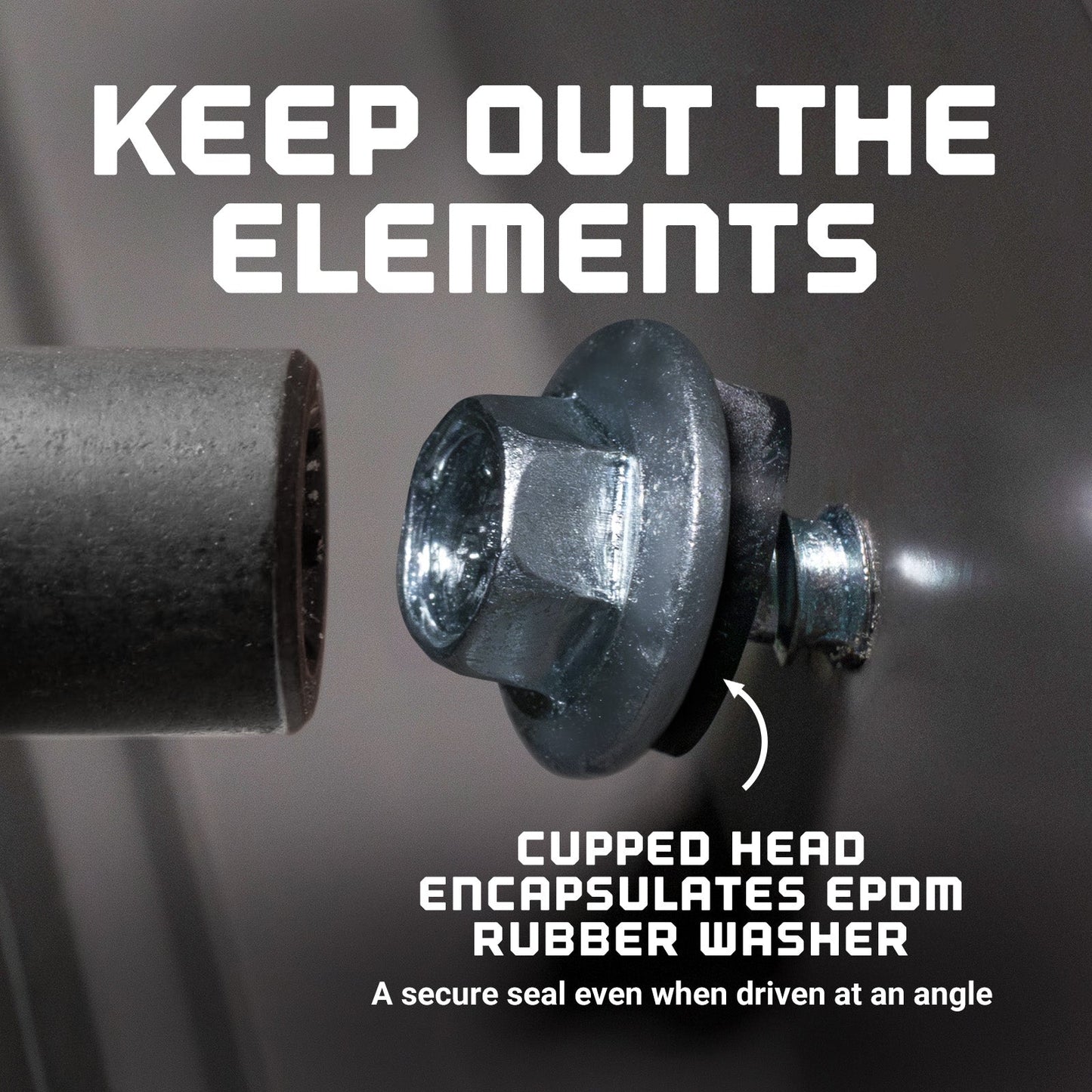 ST Fastening #12 X 1" Self-Drilling Maxx Steelbinder Metal Roofing Screw, Hex-Washer Head - Black, Qty. 250