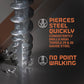 Designed to fasten roofing and siding metal to wood
