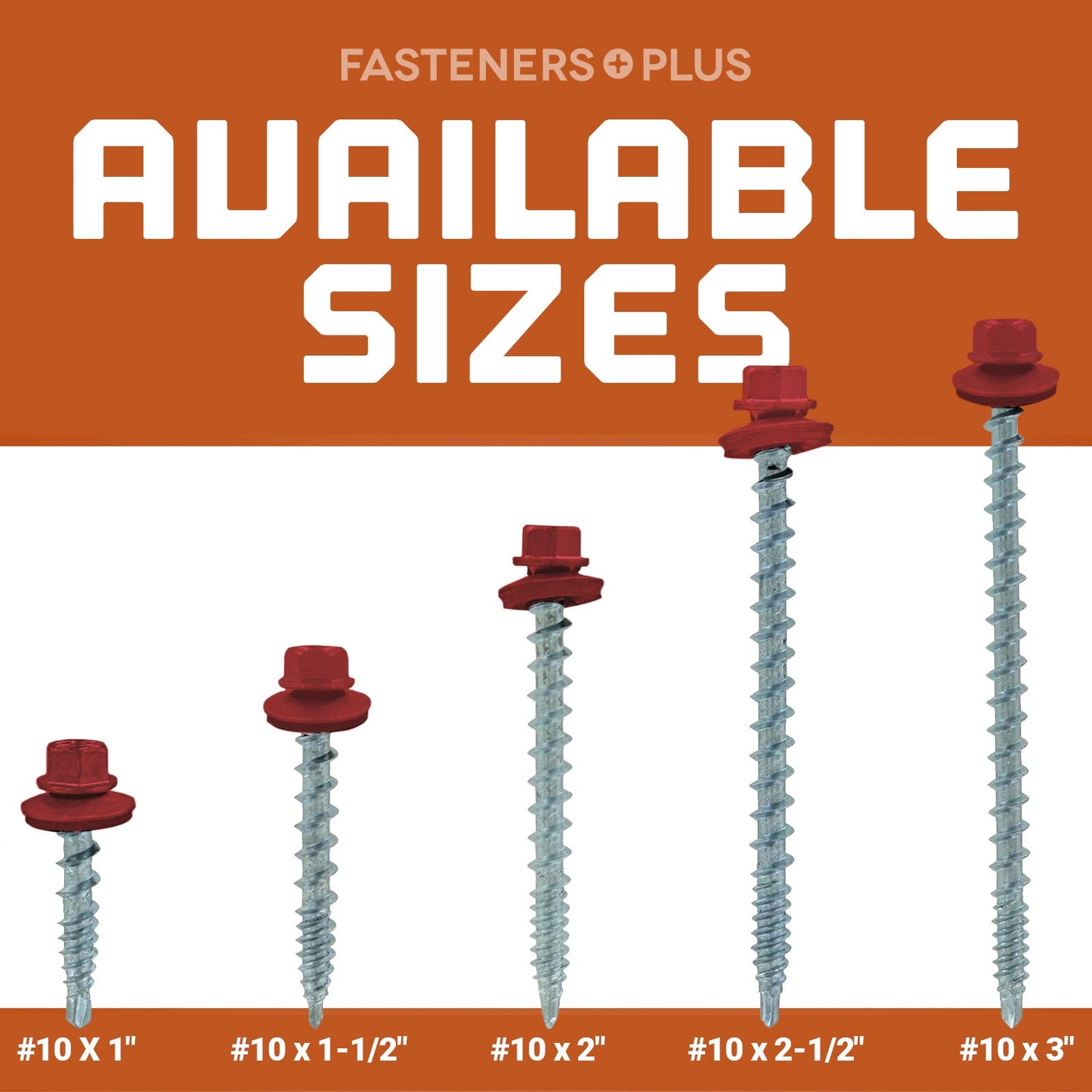 ST Kwikseal Woodbinder Screws Size Chart