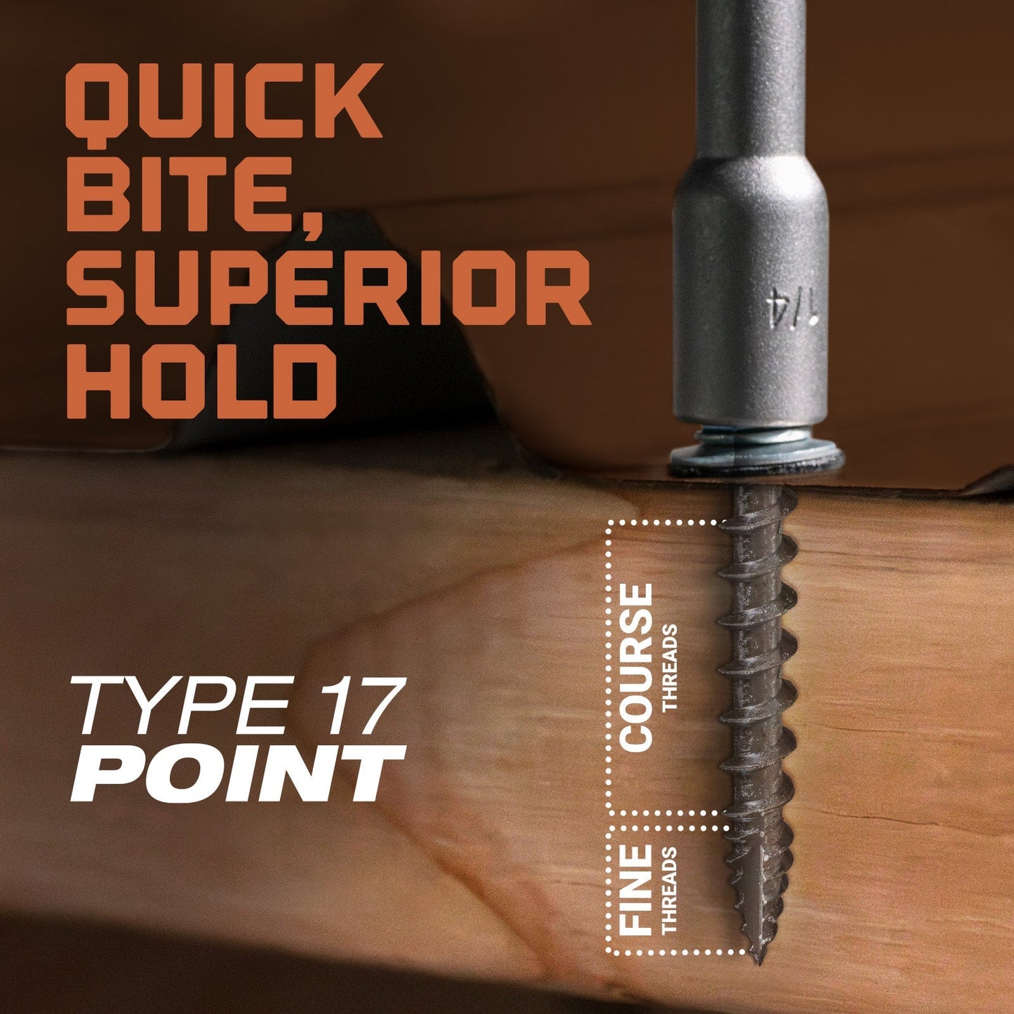 Type 17 Point - Quick bite, superior hold