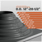 metal roof boot pipe size variations