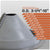#3 Roofjack Round Retrofit EPDM Pipe Flashing Boot for Metal Roof, Gray
