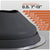 Pipe size measurement chart with a Metal roof boot on a gray background