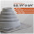 #1 Roofjack Square EPDM Pipe Flashing Boot for Metal Roof, Gray