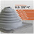 #2 Roofjack Square EPDM Pipe Flashing Boot for Metal Roof, Gray