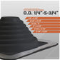 pipe size chart for metal roof boot