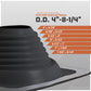 pipe size chart for metal roof boot