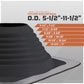 pipe size chart for metal roof boot