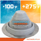 Temperature tolerant metal roof boot up to 375 degrees