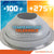 #8 Roofjack Round EPDM Pipe Flashing Boot for Metal Roof, Gray
