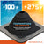 Temperature tolerant roof boot product with temperature range displayed on a colorful background
