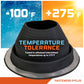 Temperature tolerant metal roof boot up to 375 degrees