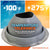 Temperature tolerance Metal roof boot with temperature range displayed on a colorful background