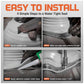 Step-by-step guide on installing a Metal roof boot with tools and text instructions.
