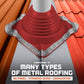 #2 Roofjack Square EPDM Pipe Flashing Boot for Metal Roof, Bright Red