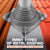 #2 Roofjack Square EPDM Pipe Flashing Boot for Metal Roof, Gray