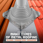 Many types of metal roofing