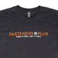 Fasteners Plus T-Shirt - Charcoal, 2 Color Print, 2XL