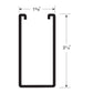 1-5/8" x 3-1/4" Solid Strut Channel 3 ft. - Green Powder Coat/Paint