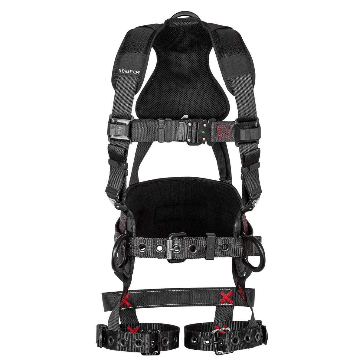 FallTech FT-Iron Full-Body Safety Harness w/ Trauma Straps | Non-Belted | 2XL/3XL | 8143B2X3X