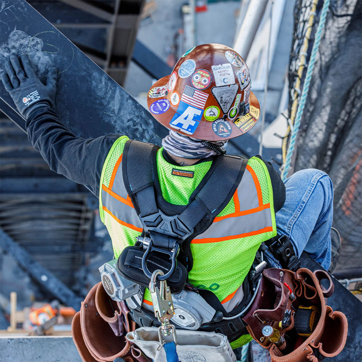 FallTech FT-One Full-Body Construction Harness w/ Trauma Straps | Belted | XS | 8123BQCXS