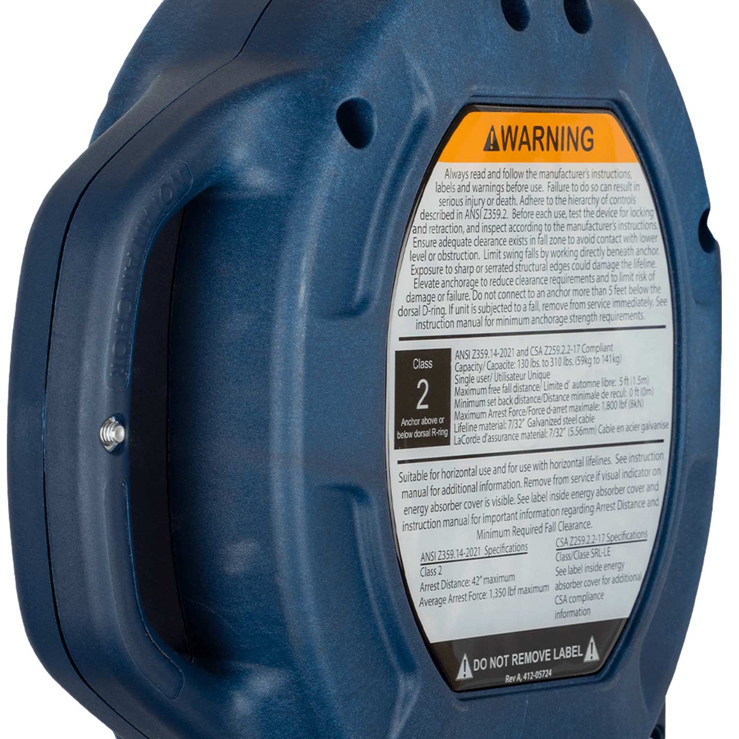 FallTech FT-R 60' Cable Self-Retracting Lifeline | Swivel Snap Hook | 721560LE