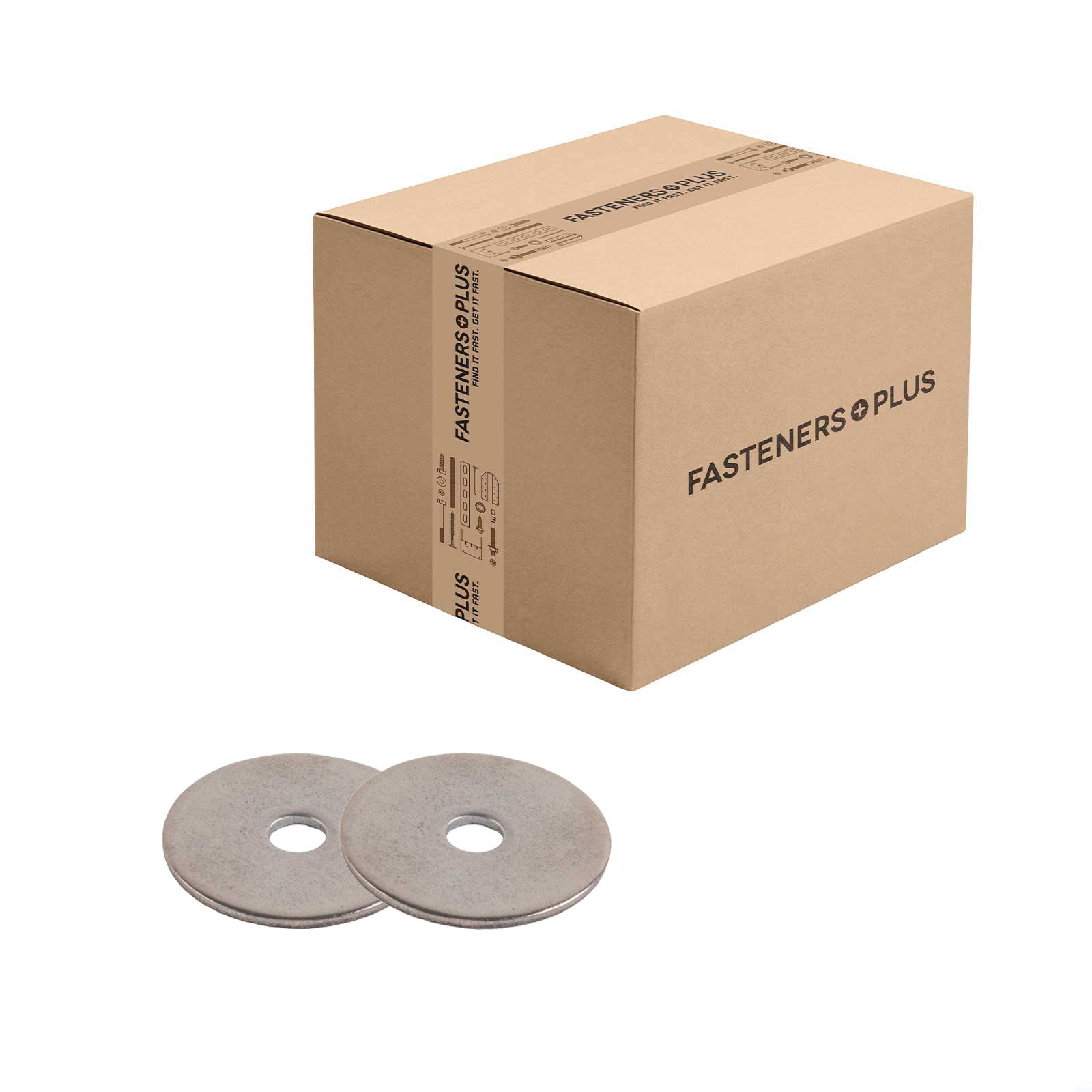 Conquest #10 x 1" Fender Washer - 304 Stainless Steel, .050" | Qty. 2,000 (Carton)