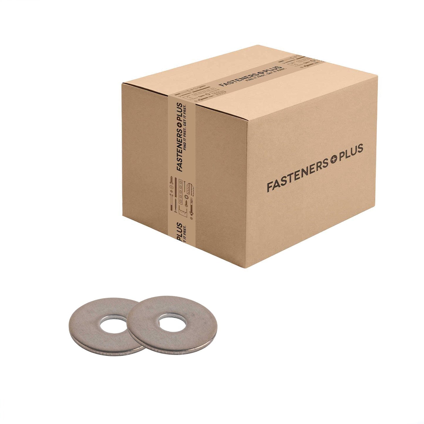 Conquest #10 x 3/4" Fender Washer - 304 Stainless Steel, .050" | Qty. 3,000 (Carton)