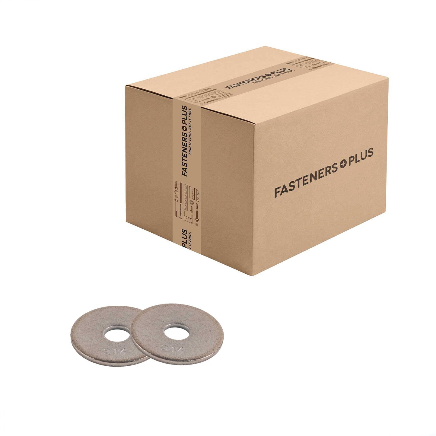 Conquest #10 x 3/4" Fender Washer - 316 Stainless Steel, .050" | Qty. 3,000 (Carton)