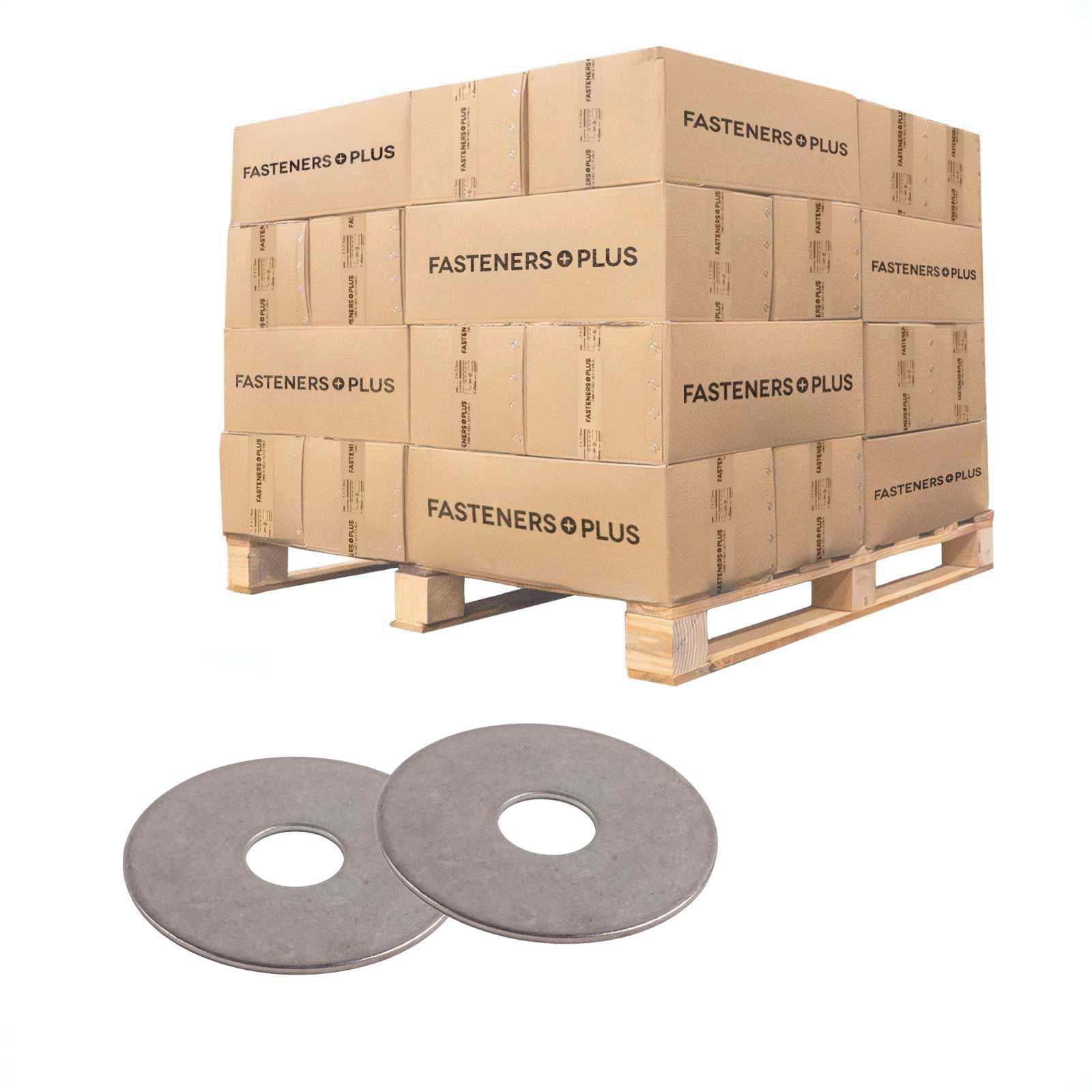 Conquest 1/2" x 2" Fender Washer - 304 Stainless Steel, .061" | Qty. 24,000 (Pallet)