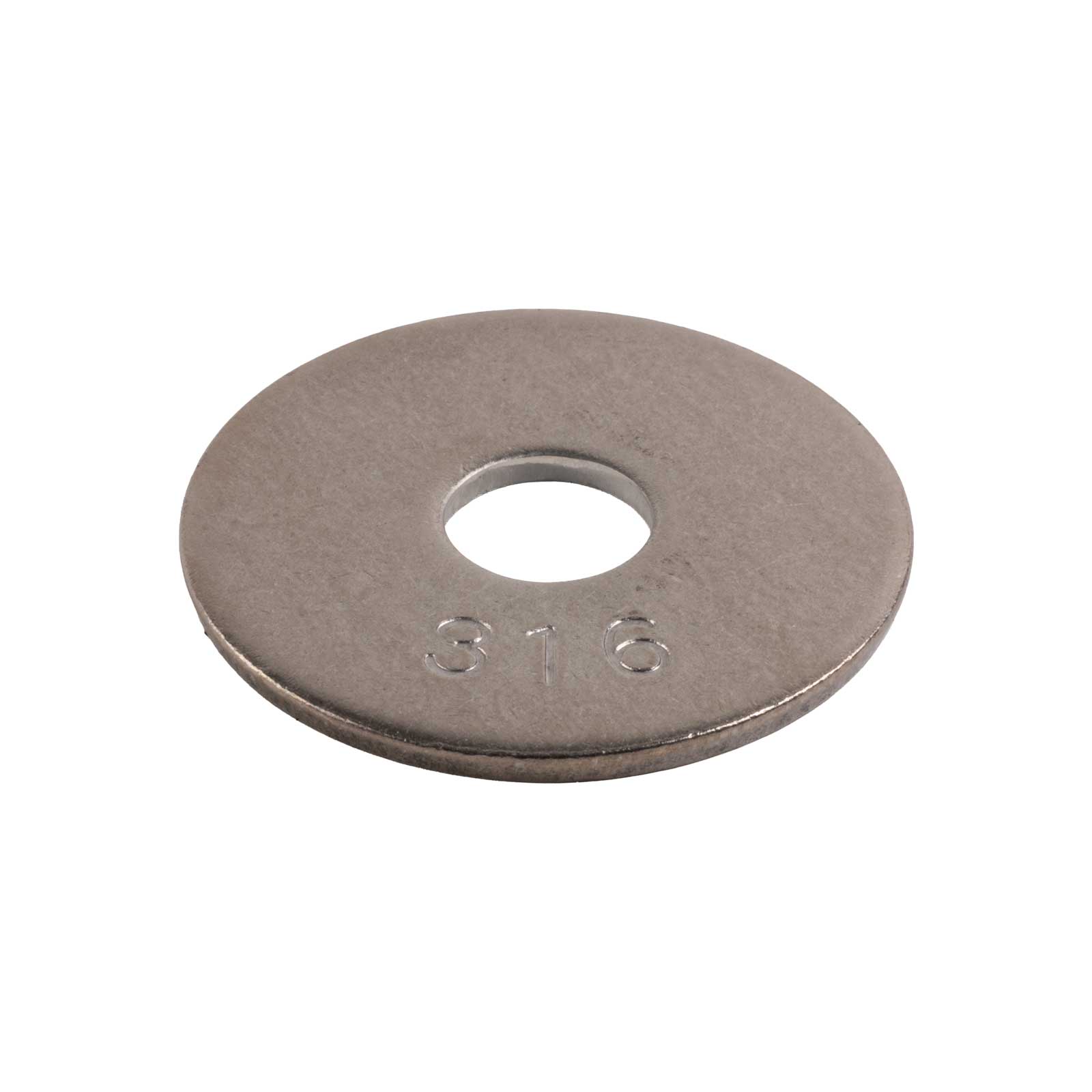 Conquest 1/2" x 2" Fender Washer - 316 Stainless Steel, .095"-.125" | Qty. 9,600 (Pallet)