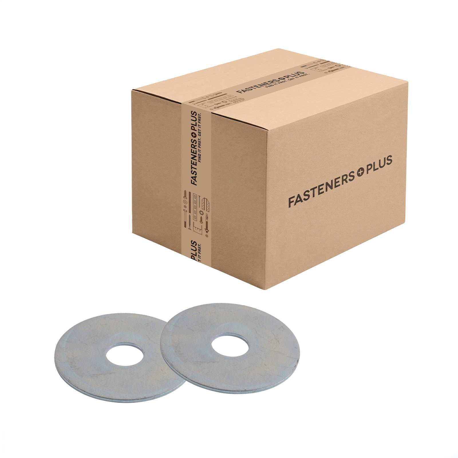 Conquest 1/2" x 2" Fender Washer - Zinc | Qty. 840 (Carton)