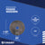 Fender washer with specifications on a blue background