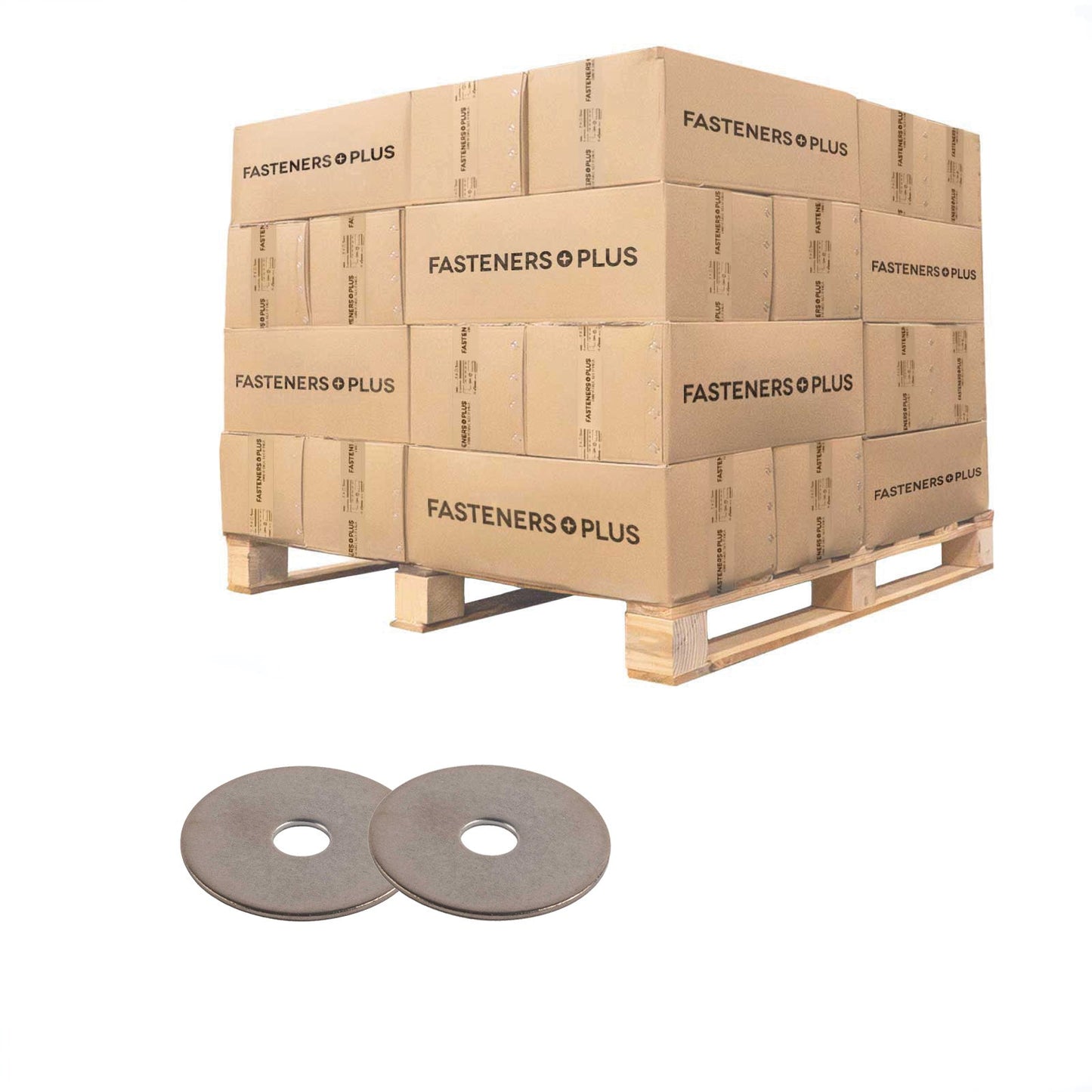 Conquest 1/4" x 1-1/4" Fender Washer - 304 Stainless Steel, .050" | Qty. 72,000 (Pallet)