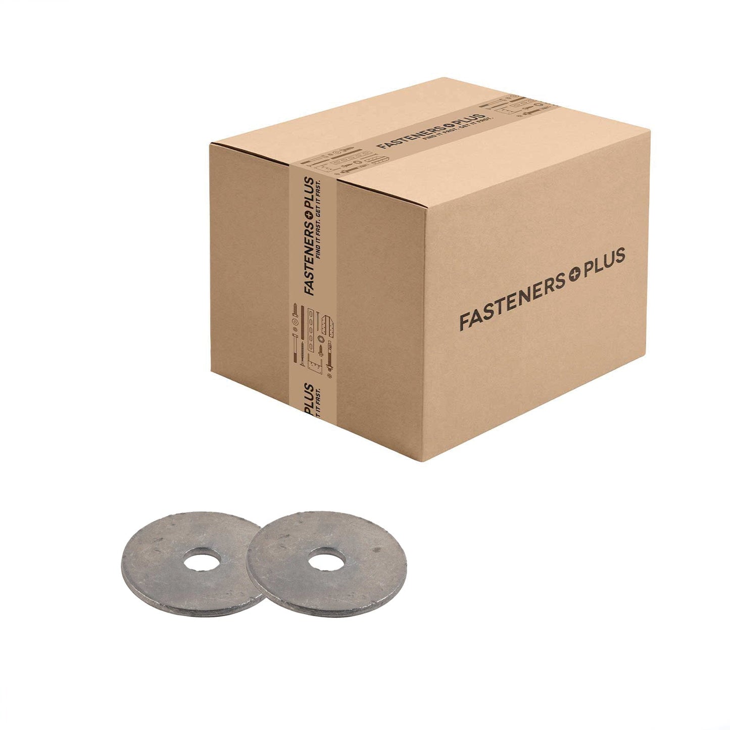 Conquest 1/4" x 1-1/4" Fender Washer - Hot Dip Galvanized | Qty. 1,170 (Carton)