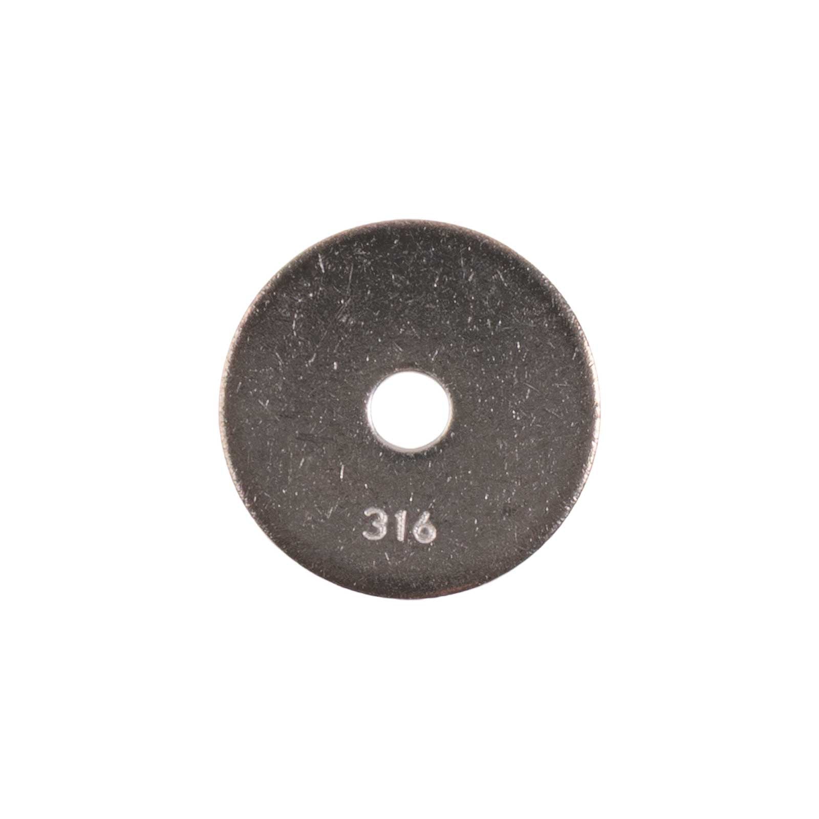 Conquest 3/16" x 1" Fender Washer - 316 Stainless Steel, .057" | Qty. 72,000 (Pallet)