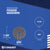 Fender washer with specifications on a blue background