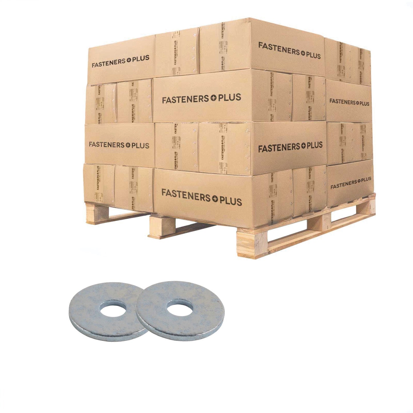 Conquest 3/16" x 3/4" Fender Washer - Zinc | Qty. 210,600 (Pallet)