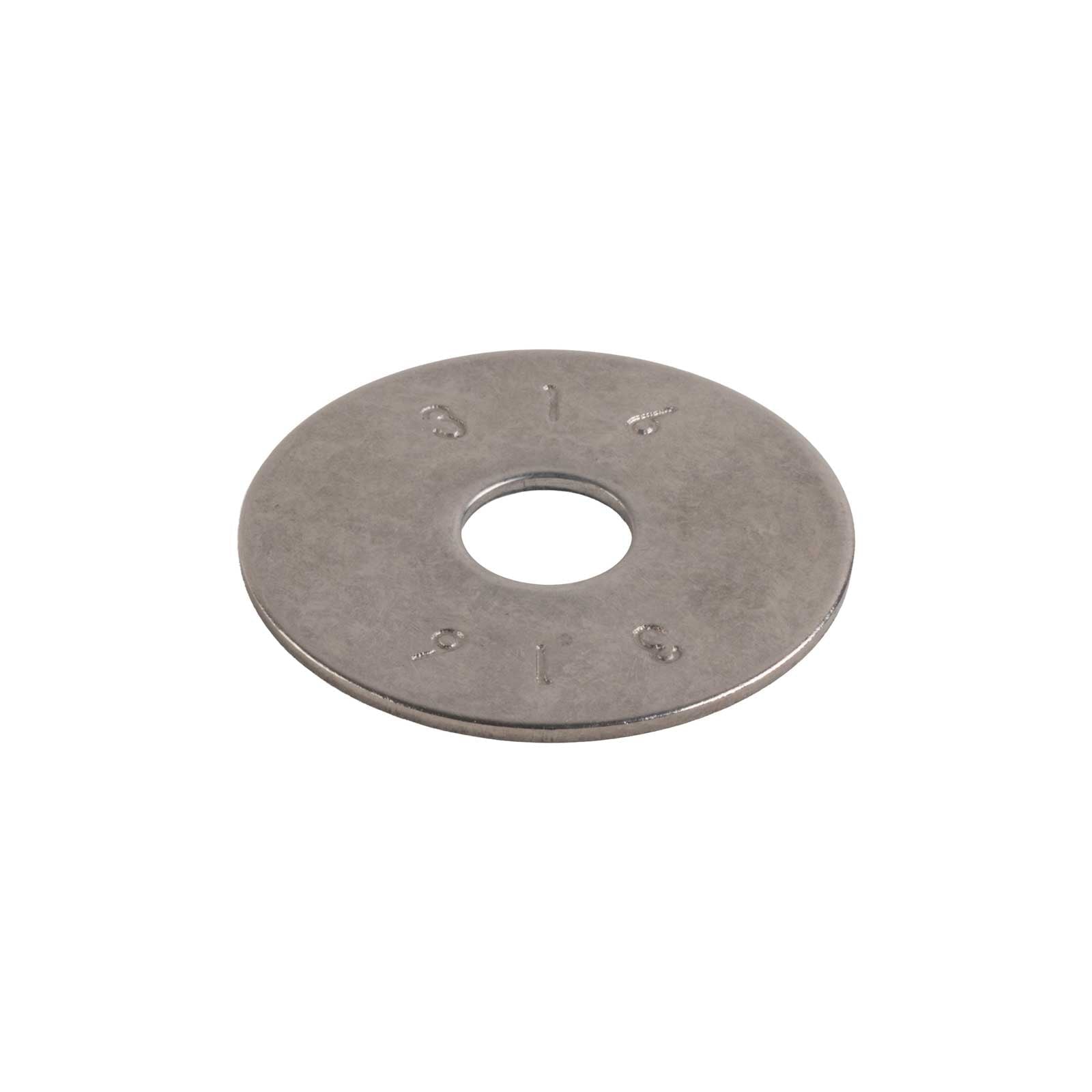 Conquest 3/8" x 1-1/2" Fender Washer - 316 Stainless Steel, .045"-.055"