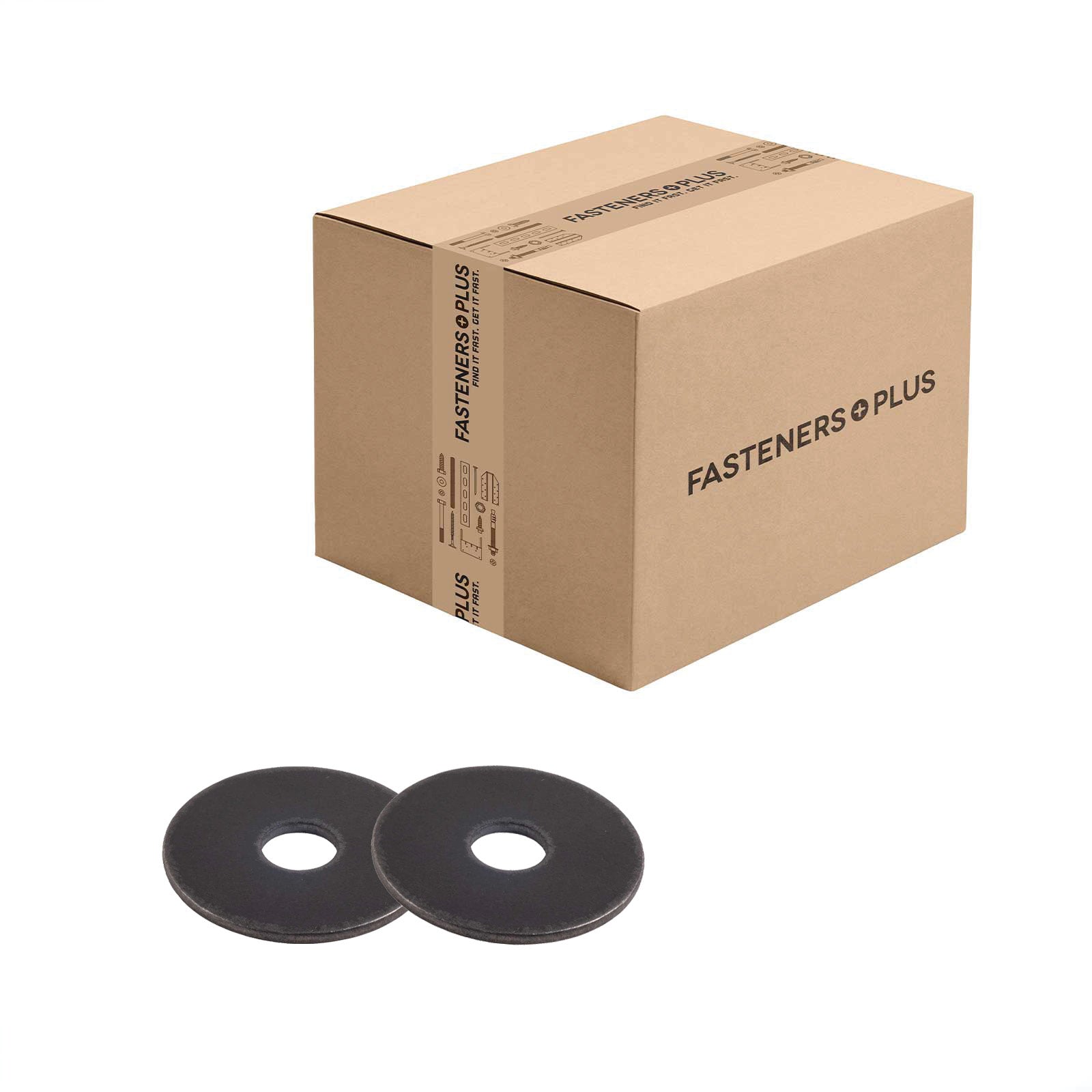 Conquest 3/8" x 1-1/2" Fender Washer - Plain | Qty. 1,510 (Carton)