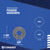 Fender washer with specifications on a blue background