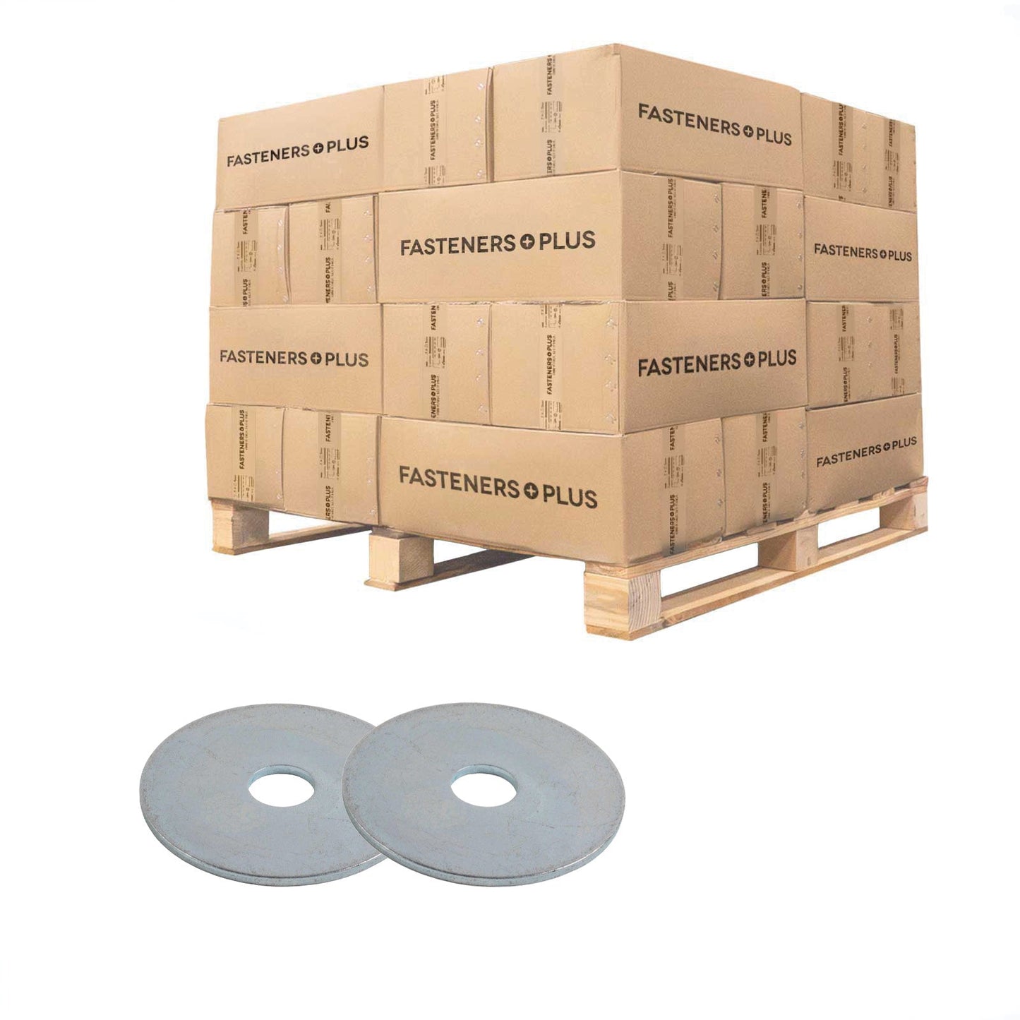 Conquest 3/8" x 1-3/4" Fender Washer - Zinc | Qty. 47,160 (Pallet)