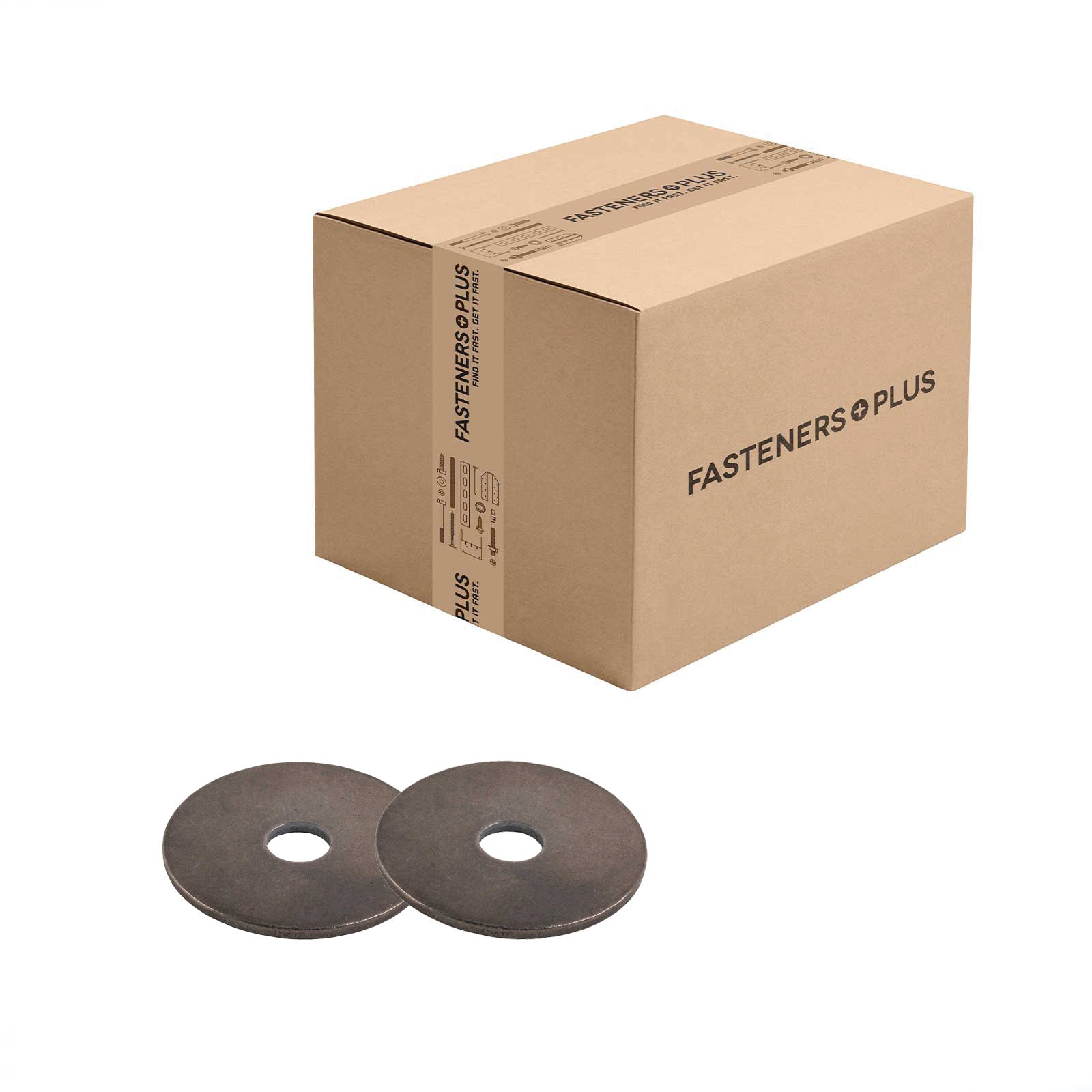 Conquest 5/16" x 1-1/2" Fender Washer - Plain | Qty. 1,470 (Carton)